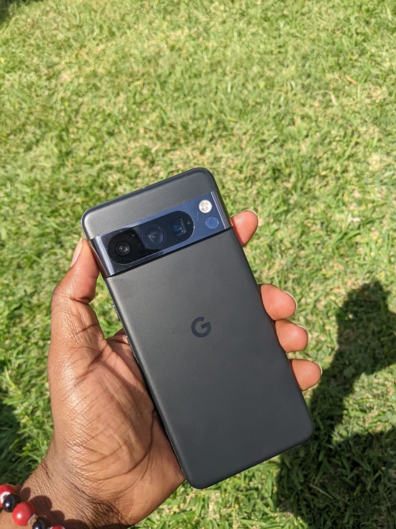 Google Pixel smartphone back view